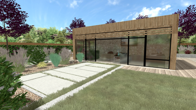 Beautiful backyard design